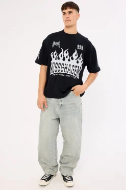 Highway Loopback Street Tee Anthracite Black