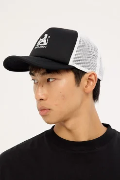 Holden Retro Logo Foamy Trucker Black