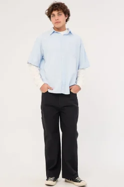 Hoodus Check Shirt Smoke Blue