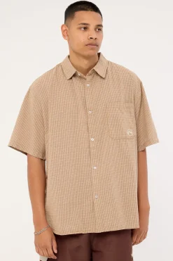 Hoodus Check Shirt Tobacco