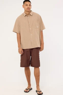 Hoodus Check Shirt Tobacco