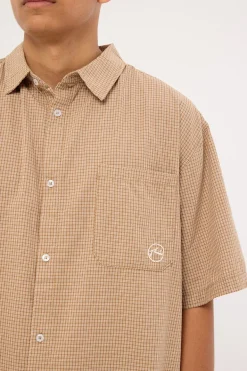 Hoodus Check Shirt Tobacco