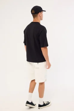 Horizon Elastic Waist Short White
