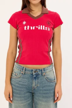 Hot Shot Polo Club Tee Cherry