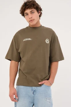 Hotel Heavyweight Easy Tee Deep Olive