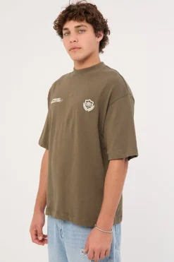 Hotel Heavyweight Easy Tee Deep Olive