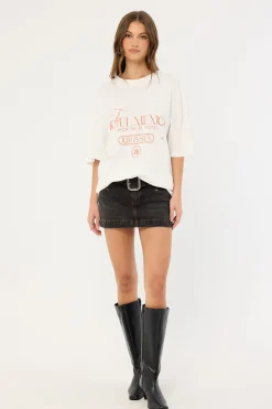 Hotel Mexico Oversized T-Shirt White