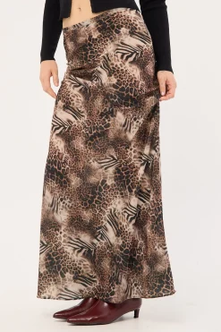 Hudson Maxi Skirt Multi Animal