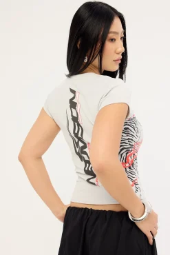 Hunt Baby Tee Grey