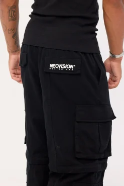 Husk Zip Off Cargo Pant Black