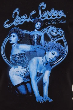 Ice Spice Baby Tee Black