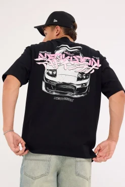 Ignition Oversize Super Heavy Tee Black