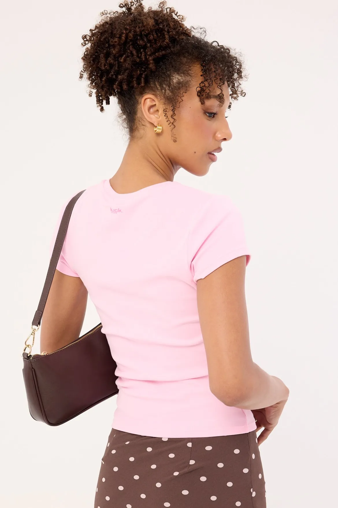I'm Just A Girl Baby Tee Pink