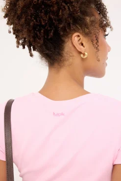 I'm Just A Girl Baby Tee Pink