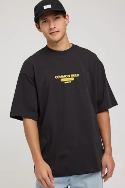 Immortal Heavyweight Boxy Tee Night Black