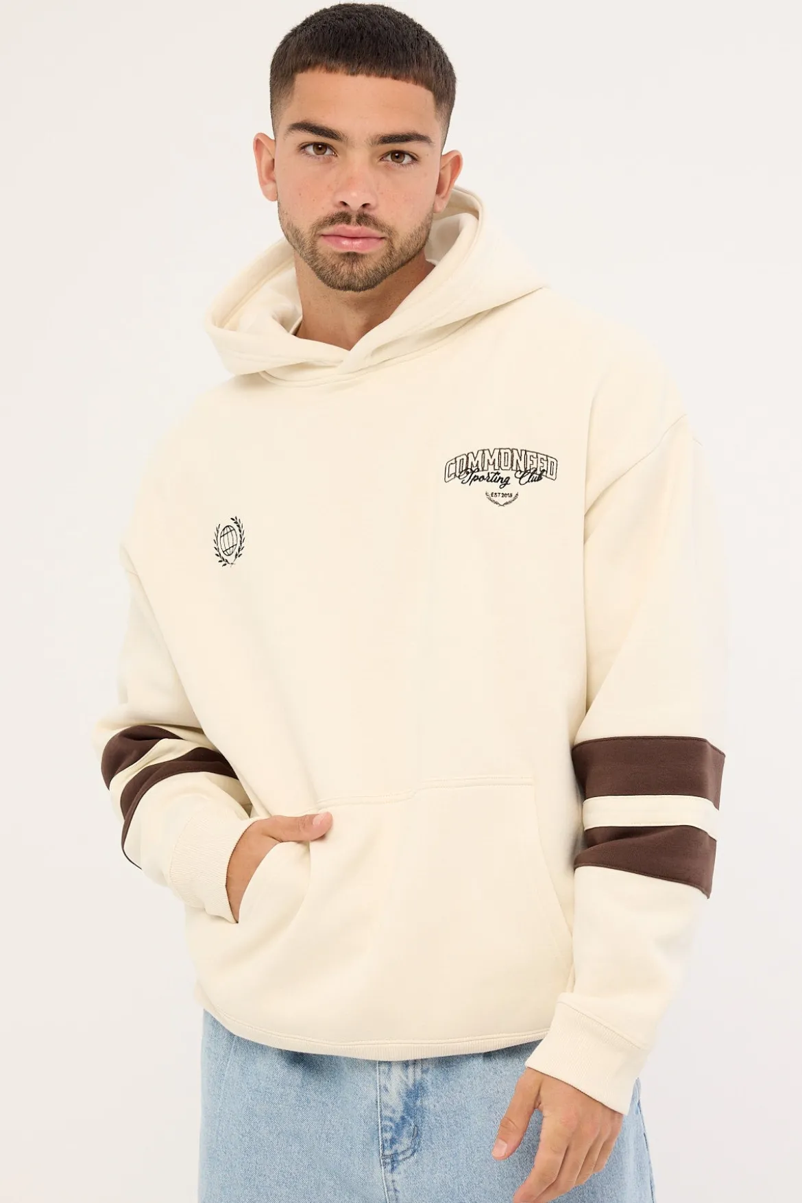 Imperium Boxy Hoodie Off White