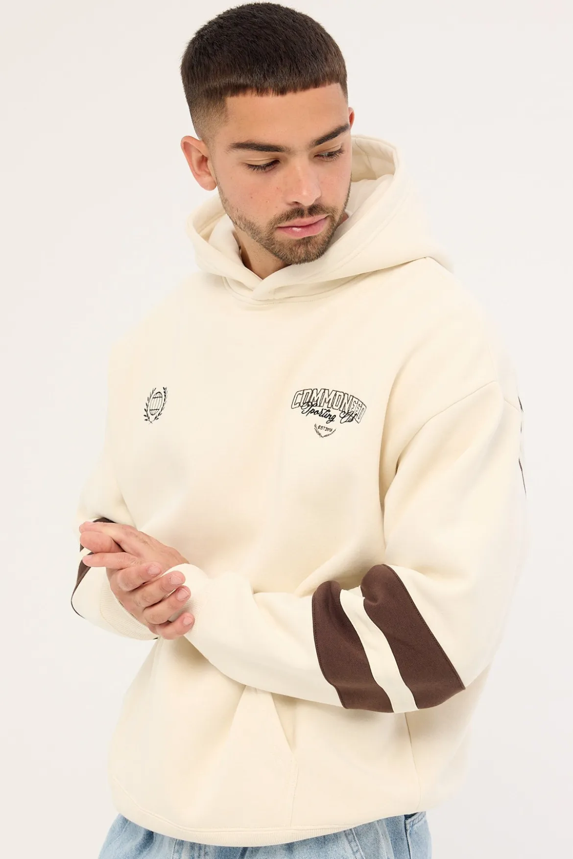 Imperium Boxy Hoodie Off White