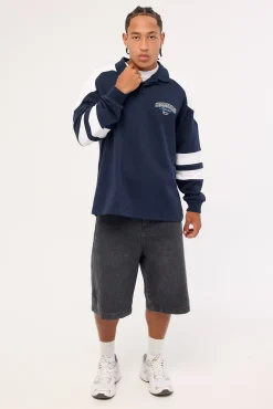 Imperium Rugby Shirt Navy/White
