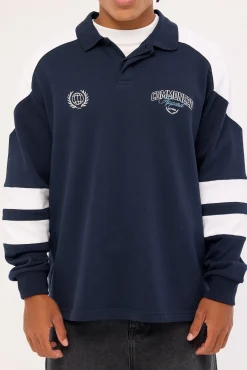 Imperium Rugby Shirt Navy/White