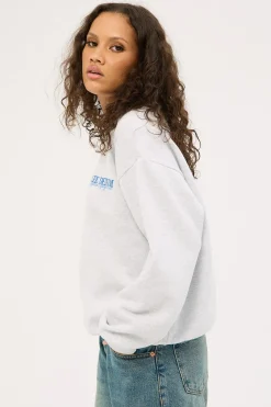 Independent Baggy Sweat White Marle