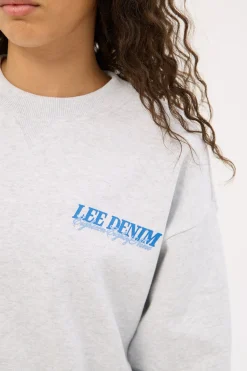 Independent Baggy Sweat White Marle