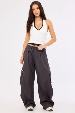 Inferno Barrel Leg Pant Charcoal