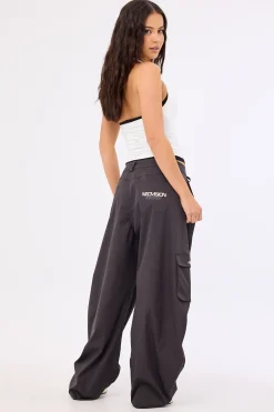 Inferno Barrel Leg Pant Charcoal