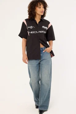 Inferno Oversize Shirt Black