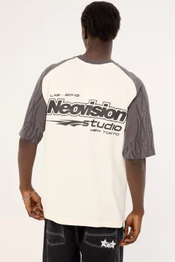 Inferno Raglan Street Super Heavy Tee Off White