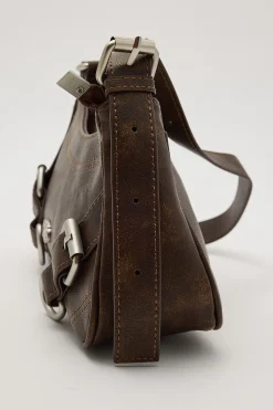 Infinite Buckle Bag Brown