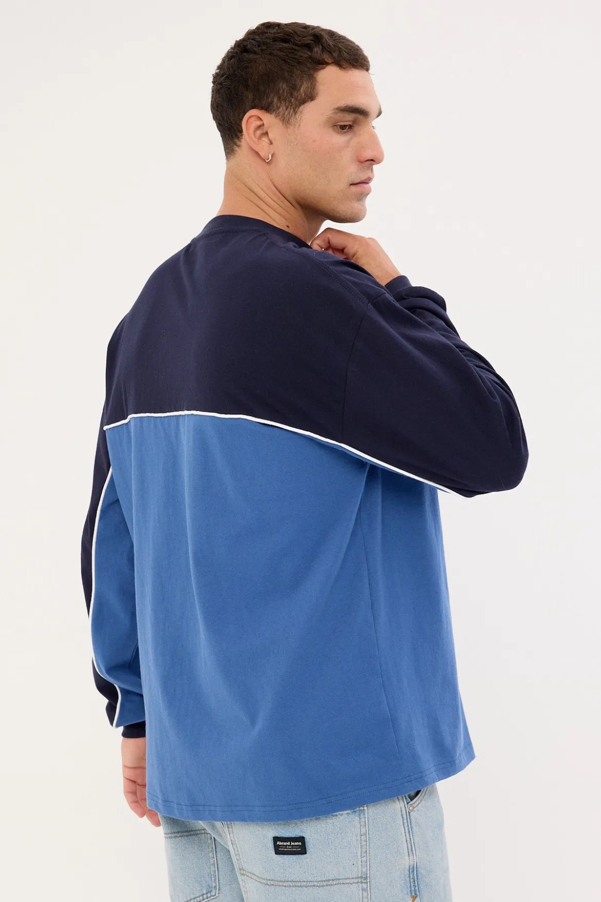 Infinity Oversized Long Sleeve Tee Atlantic Blue