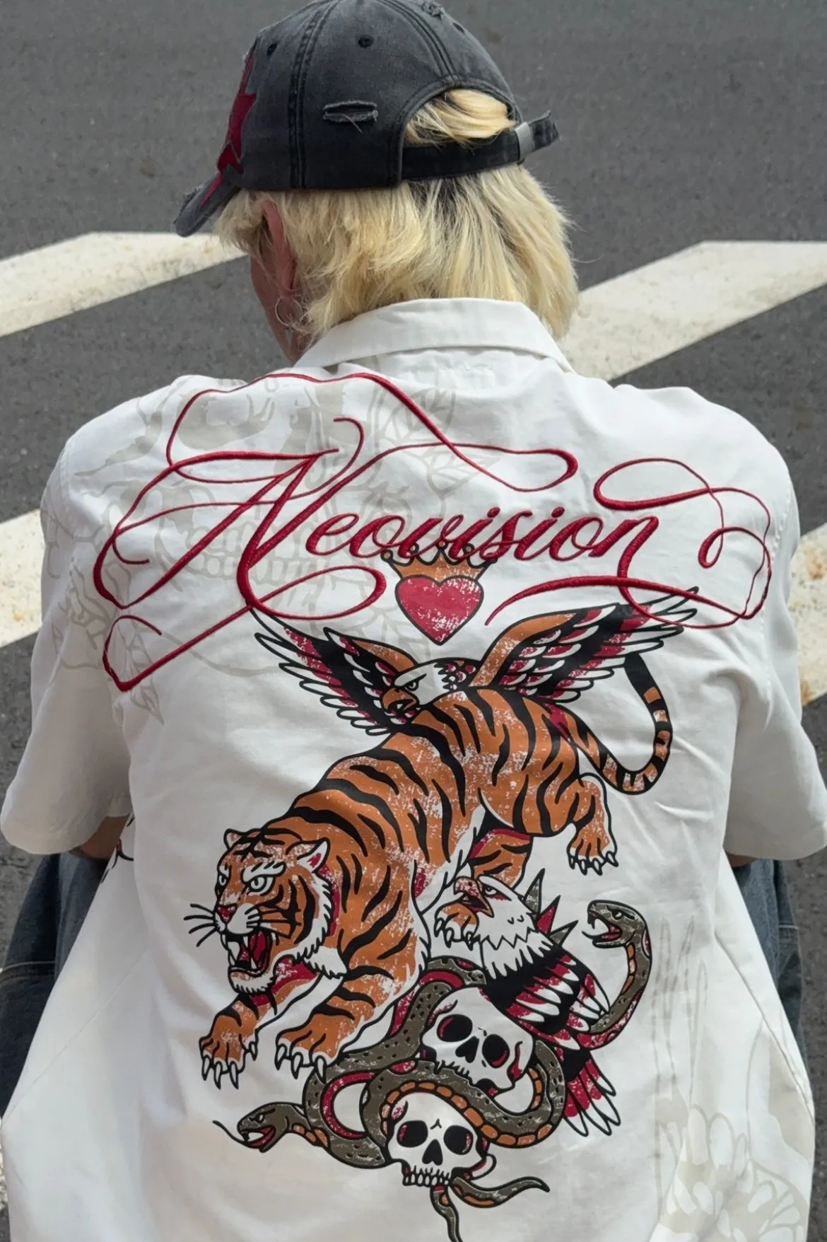 Inked Resort Shirt White