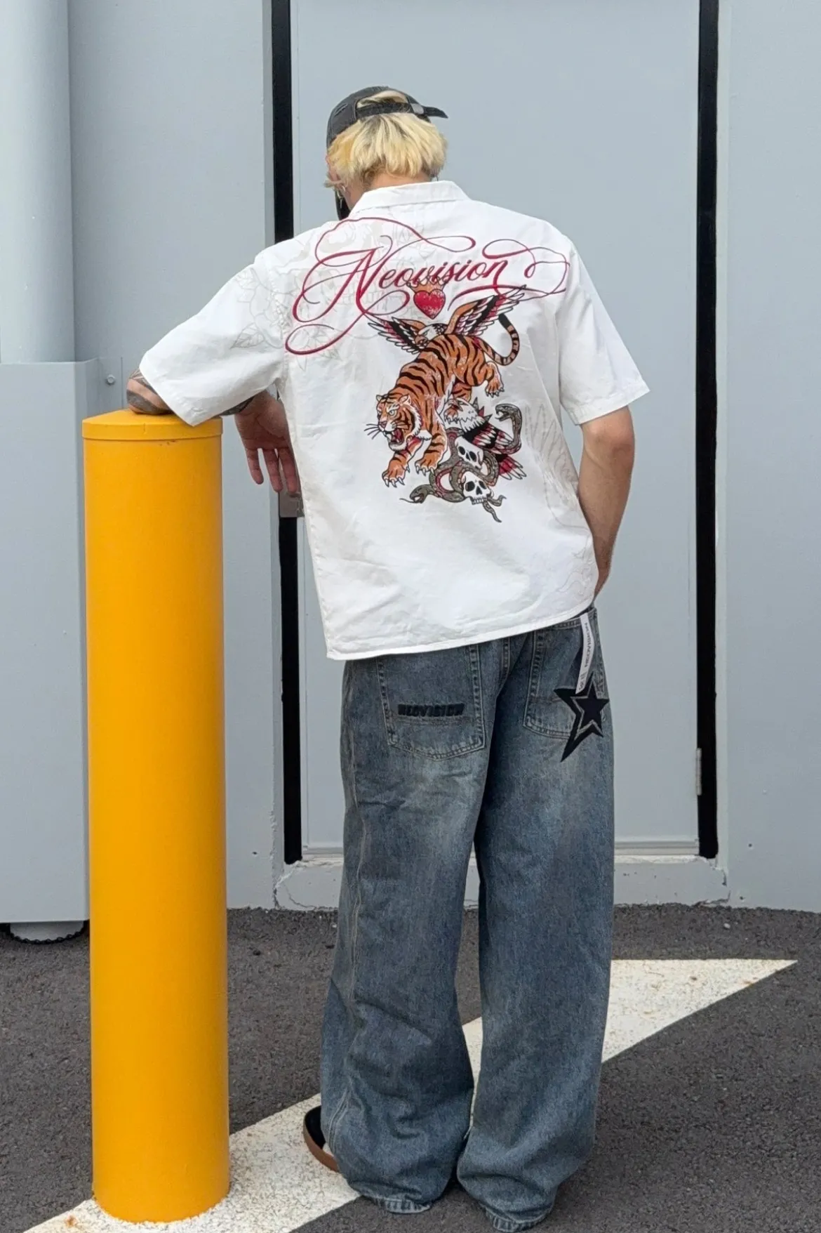Inked Resort Shirt White