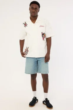 Inked Resort Shirt White
