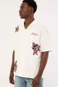 Inked Resort Shirt White
