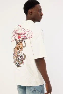 Inked Resort Shirt White