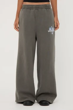 Insignia Cross Straight Leg Sweatpant Washed Grey