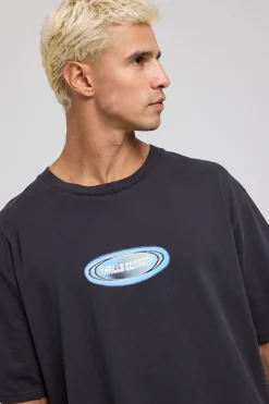 Insomnia Oversize Fit Tee Washed Black