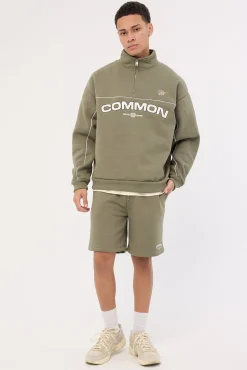 Intermission Sweat Short Olive Green