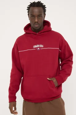 Invincible Boxy Hoodie Bordeaux