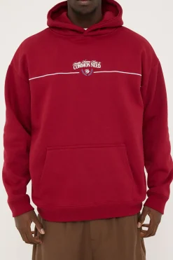 Invincible Boxy Hoodie Bordeaux