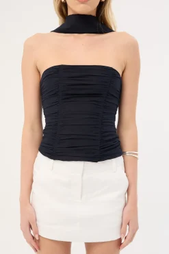 Island Bodice Navy