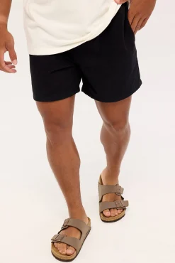 Island Linen Short Black