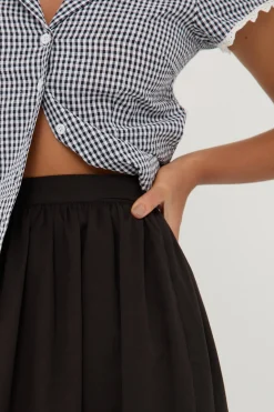 Isley Maxi Skirt Black