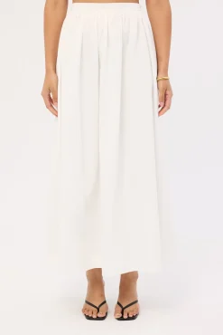Isley Maxi Skirt White