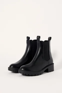 Jace Chelsea Combat Boot Black