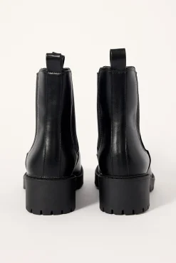 Jace Chelsea Combat Boot Black