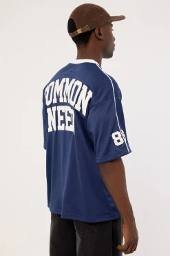 Jackson V-Neck Jersey Navy