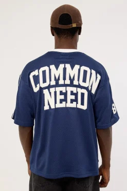 Jackson V-Neck Jersey Navy