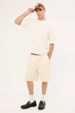 Jaxon Baggy Tailored Short Ecru